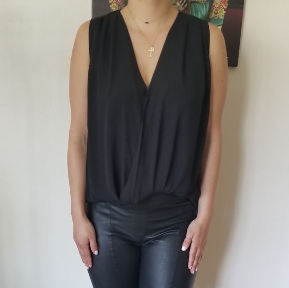 Valette Tops - Black Blouse
